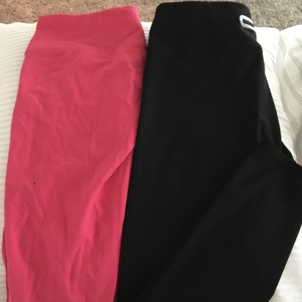 Athleta leggings and capri bundle size large
